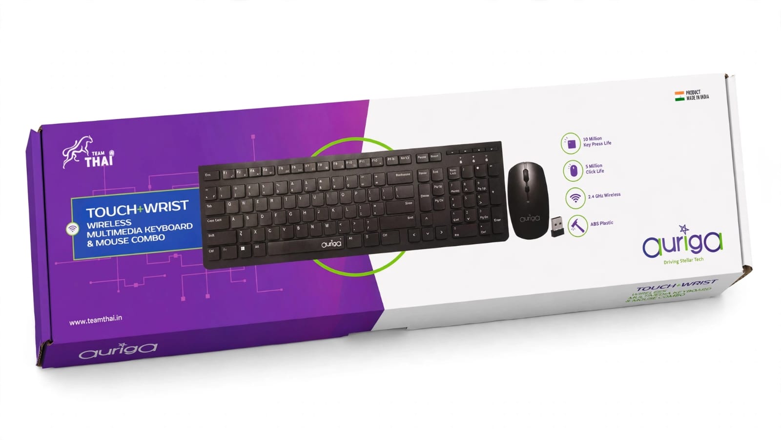 TOUCH+WRIST WIRELESS MULTIMEDIA KEYBOARD&MOUSE COMBO